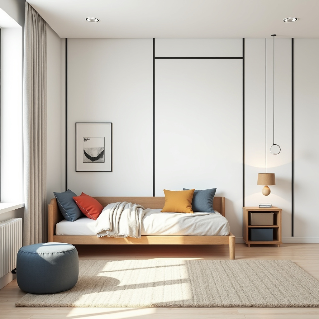 nursery bedroom accent wall 35