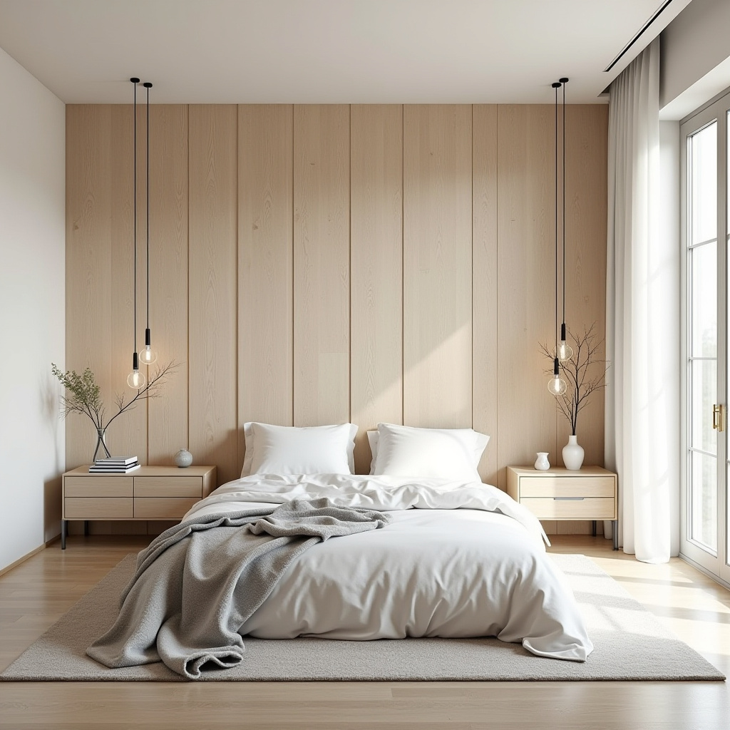reclaimed wood bedroom accent wall 13