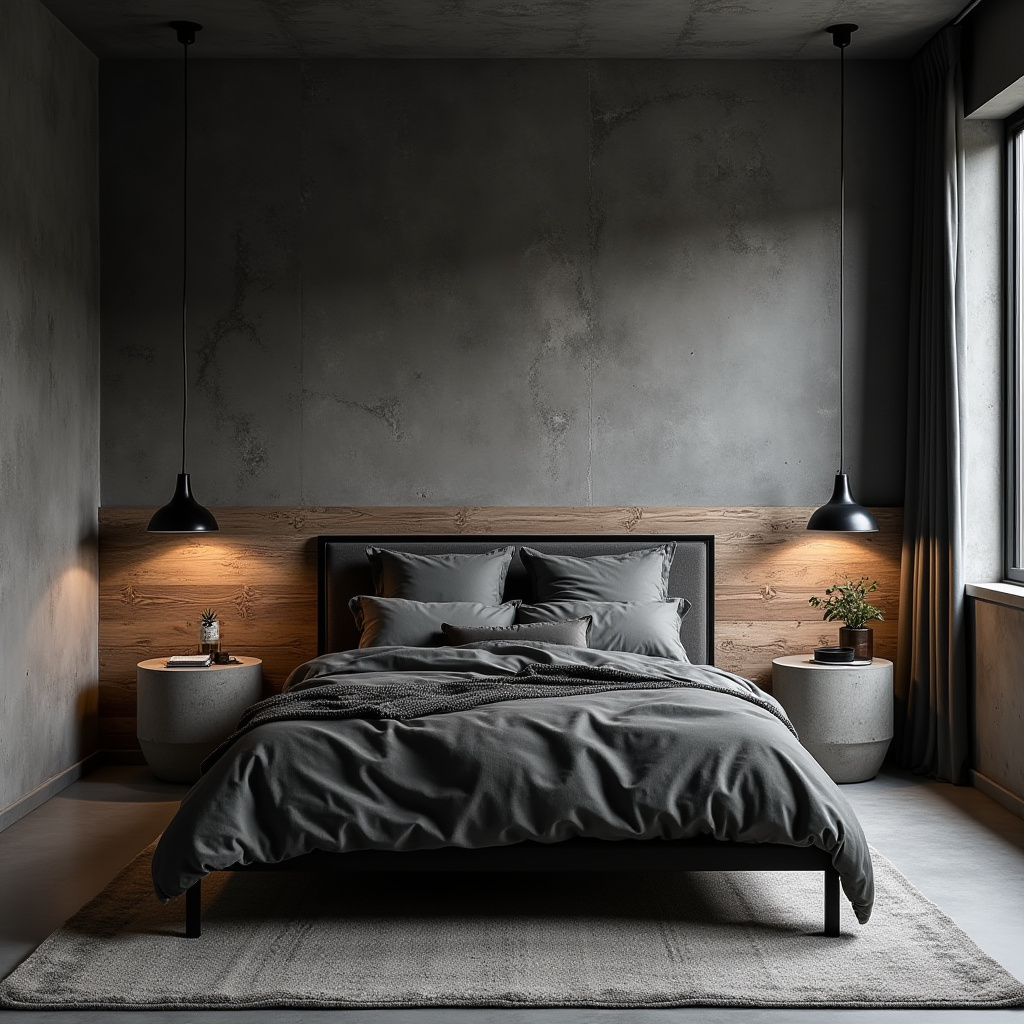reclaimed wood bedroom accent wall 19
