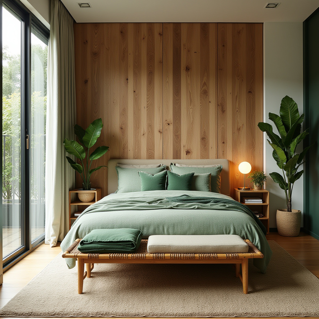 reclaimed wood bedroom accent wall 37