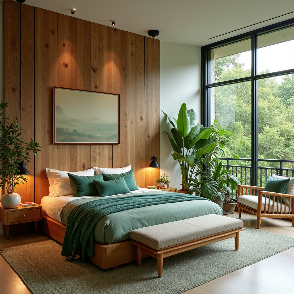 reclaimed wood bedroom accent wall 38