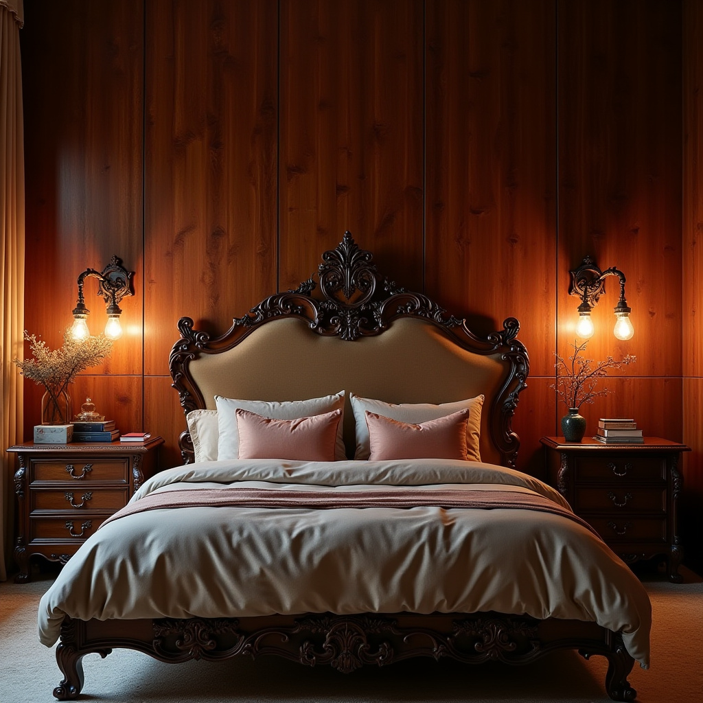 reclaimed wood bedroom accent wall 39