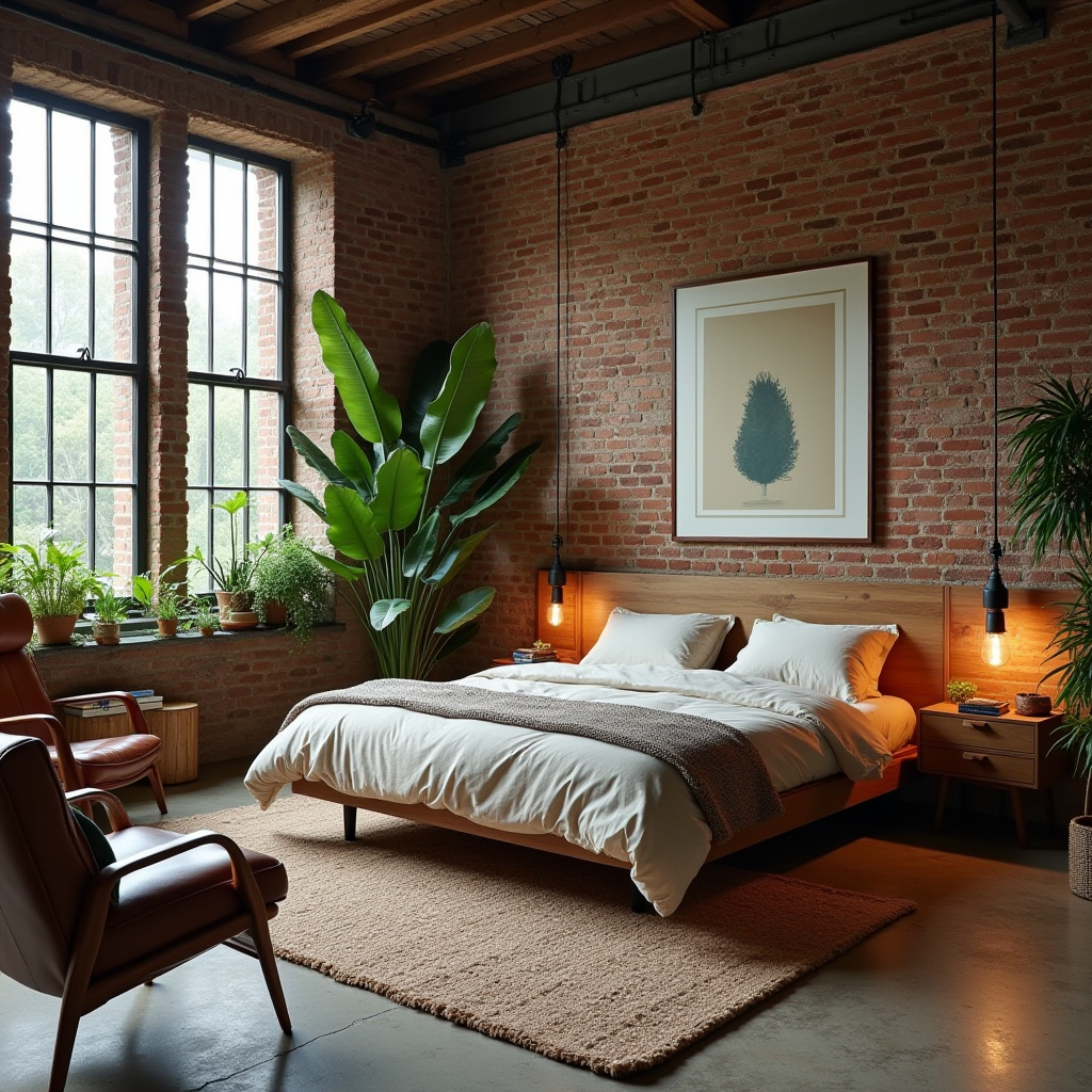 rustic modern bedroom decor 2