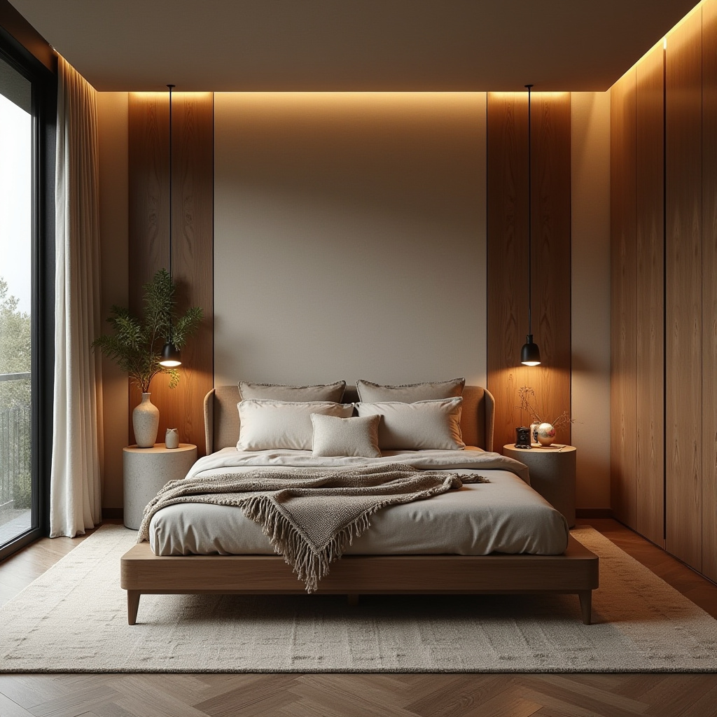 rustic modern bedroom decor 3
