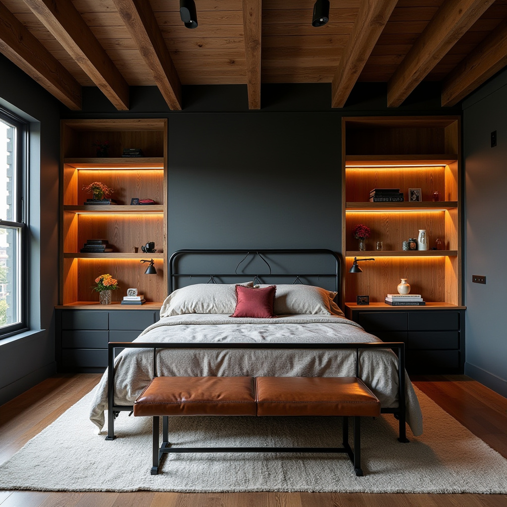 rustic modern bedroom decor 8