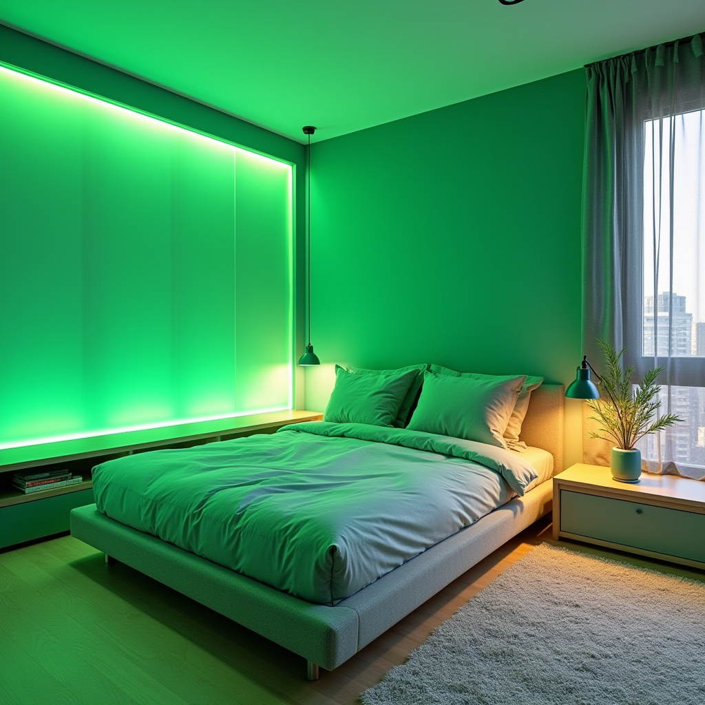 sage green bedroom accent wall 32