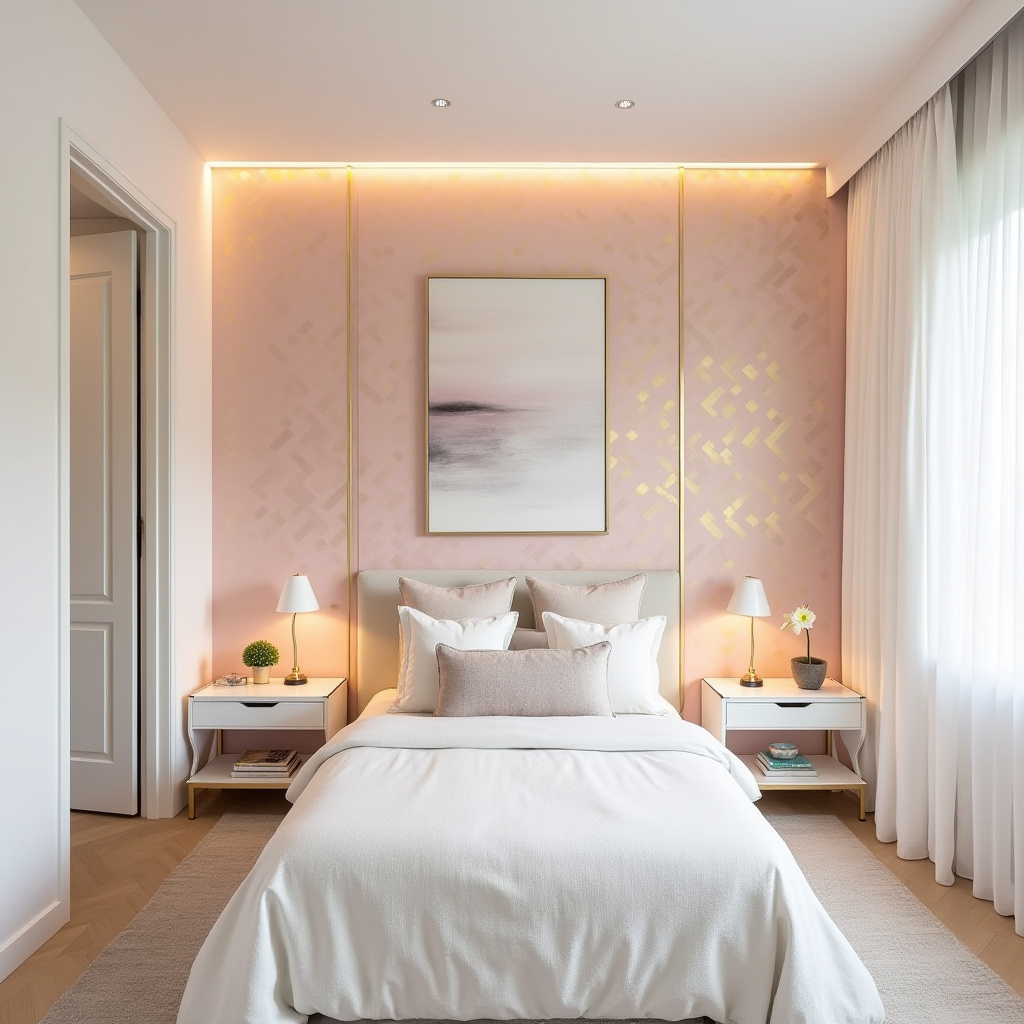 small bedroom accent wall ideas 6