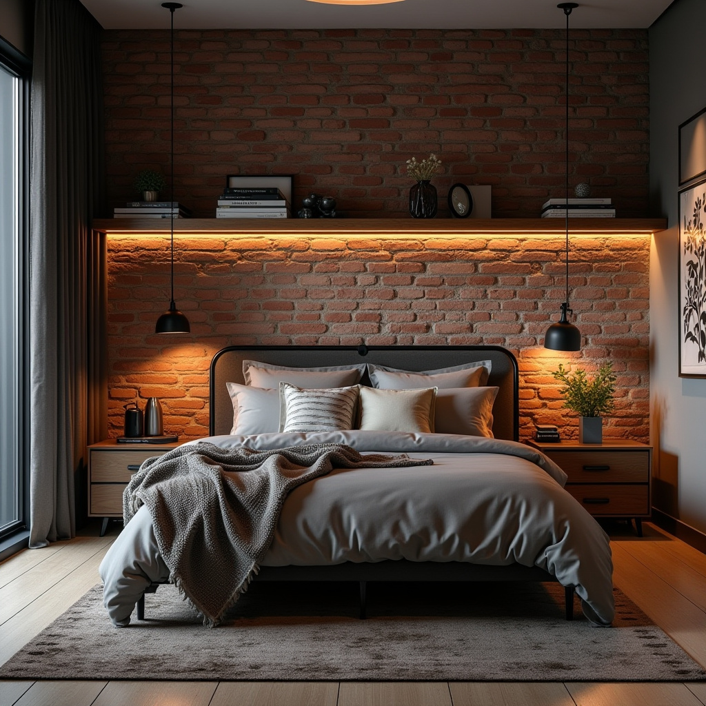 small bedroom accent wall ideas 8