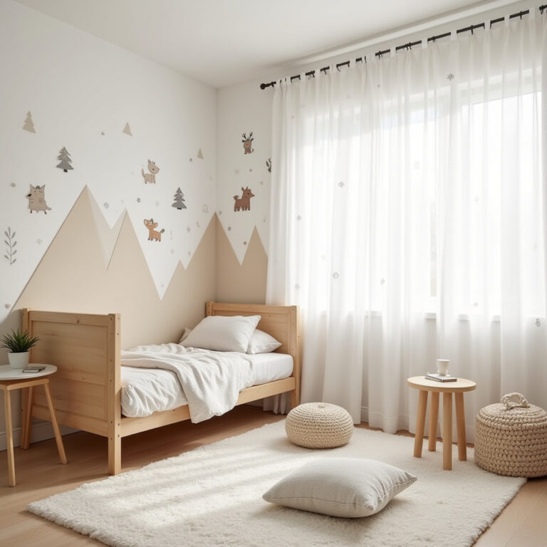 toddler boy bedroom accent wall ideas 1