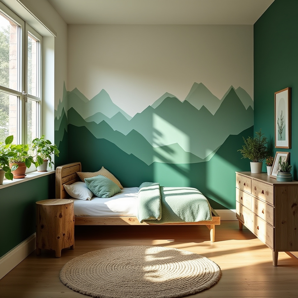 toddler boy bedroom accent wall ideas 6