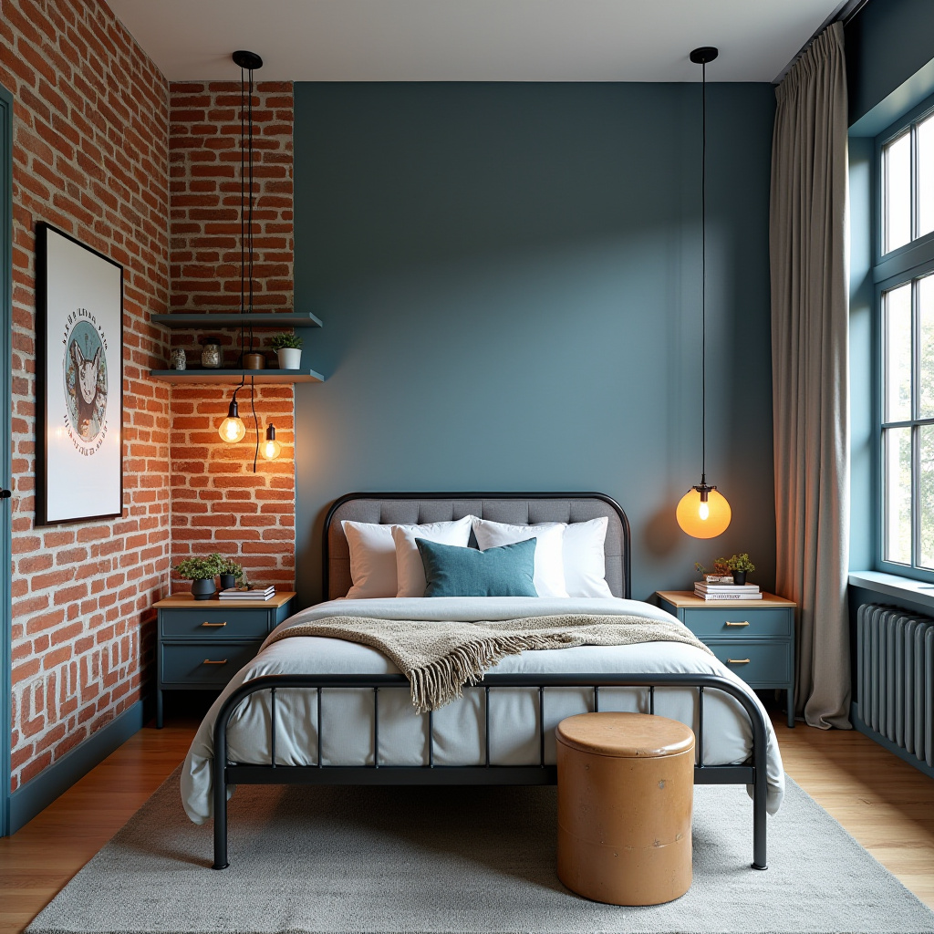 toddler boy bedroom accent wall ideas 8