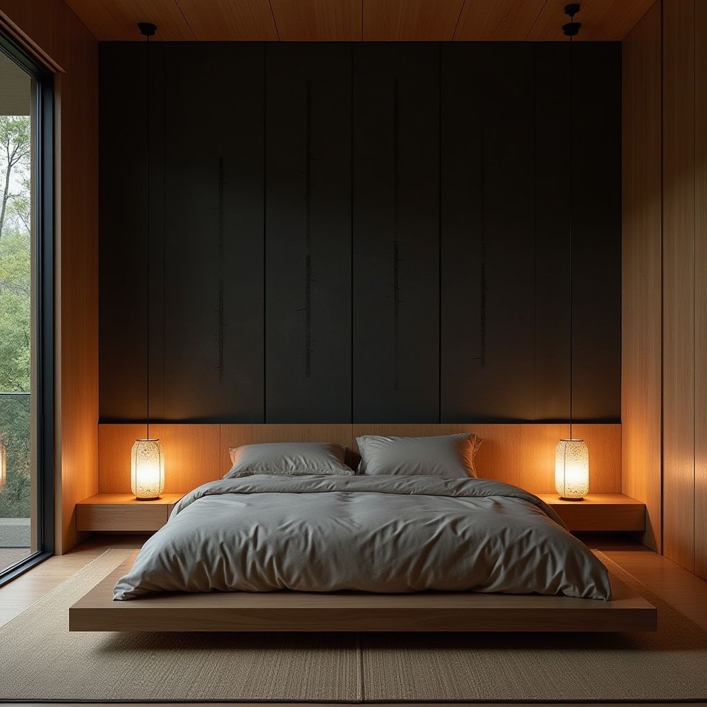tricorn black bedroom accent wall 15