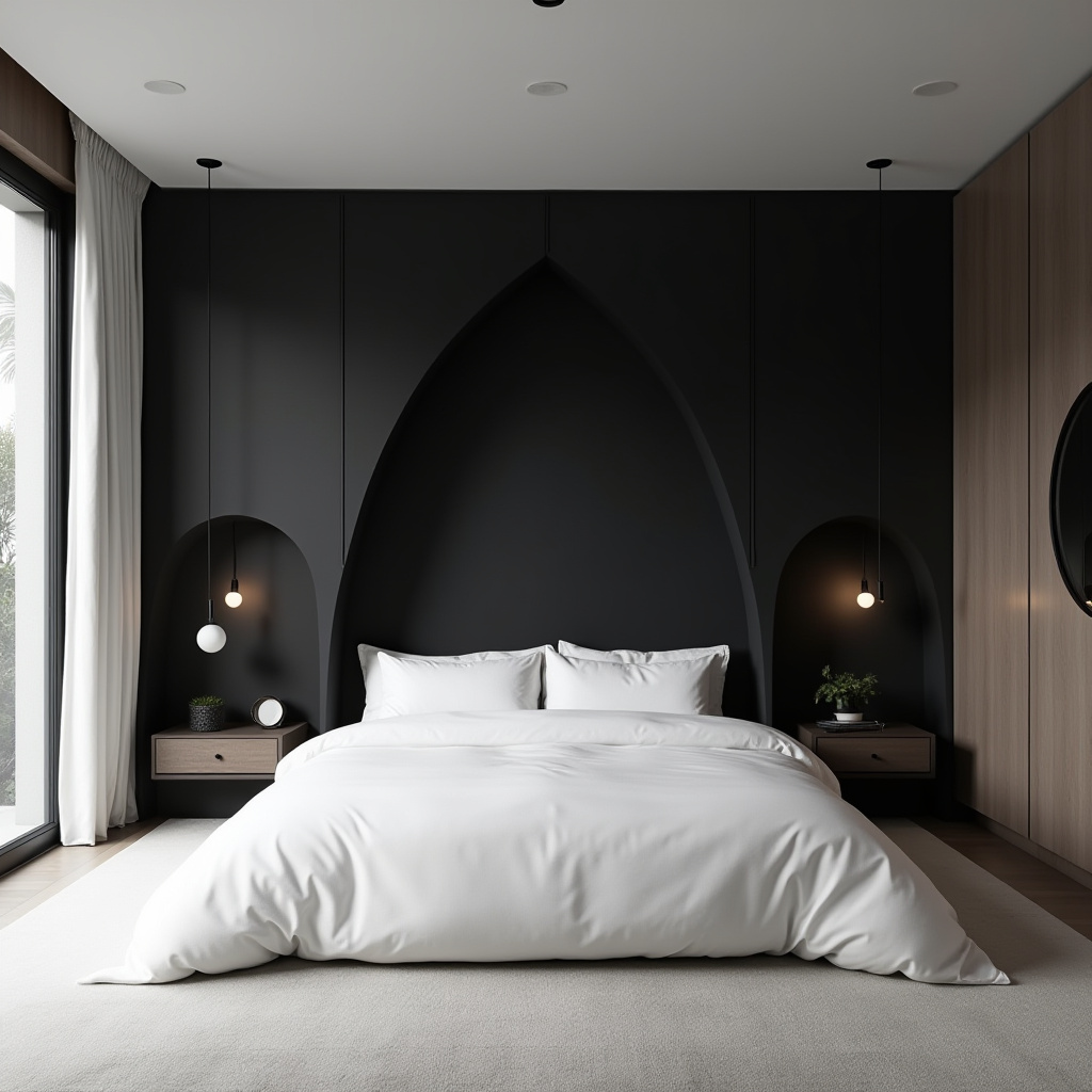 tricorn black bedroom accent wall 22
