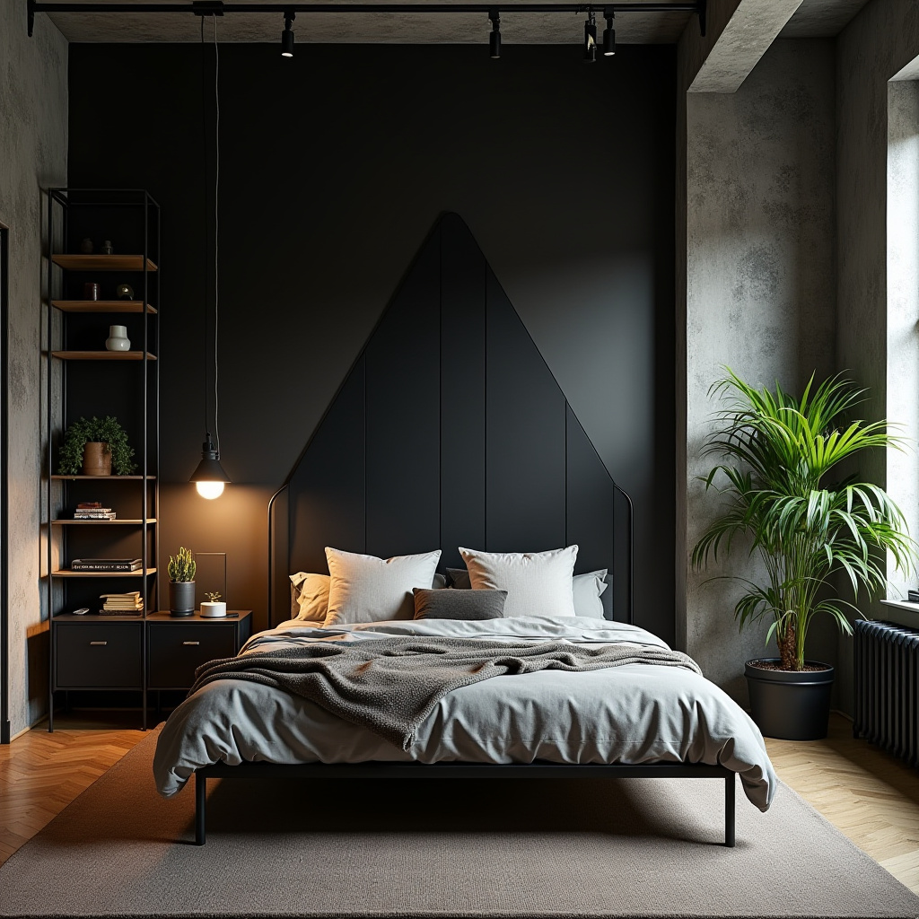 tricorn black bedroom accent wall 32