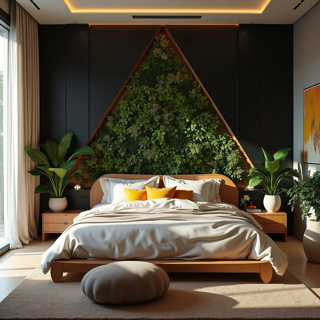 tricorn black bedroom accent wall 36