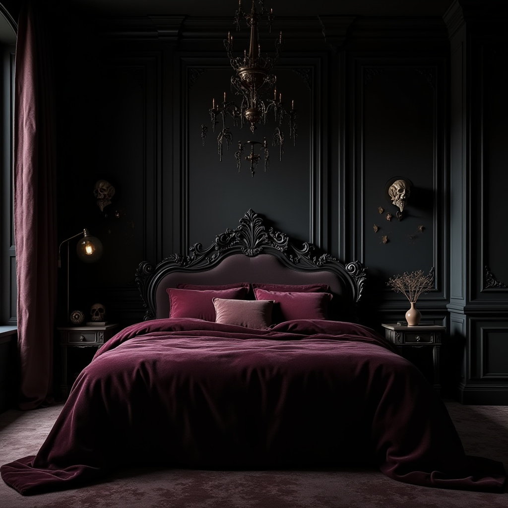tricorn black bedroom accent wall 38