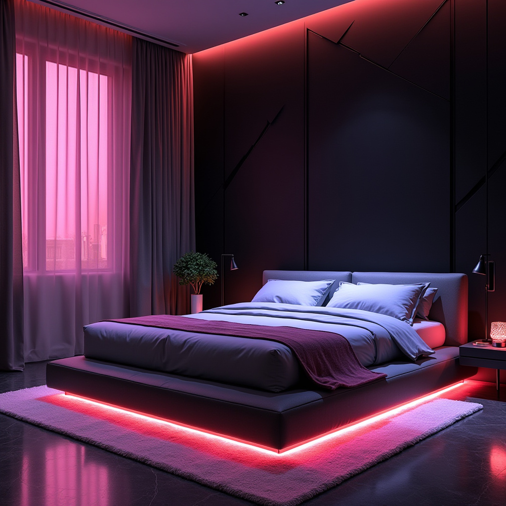 tricorn black bedroom accent wall 40