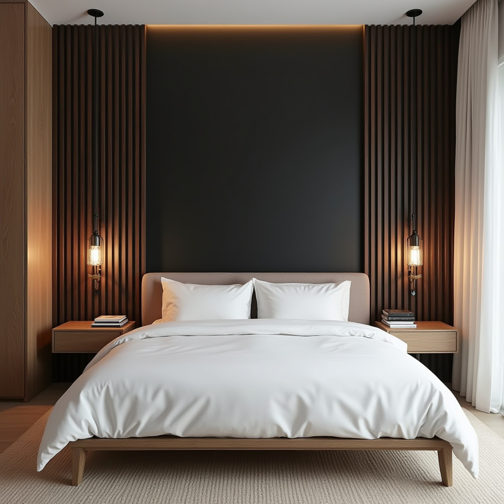 tricorn black bedroom accent wall 8