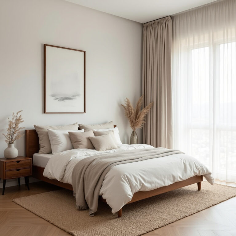 vintage modern bedroom design 1