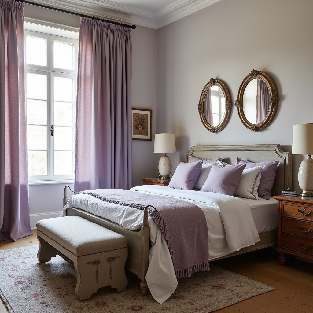 vintage modern bedroom design 16