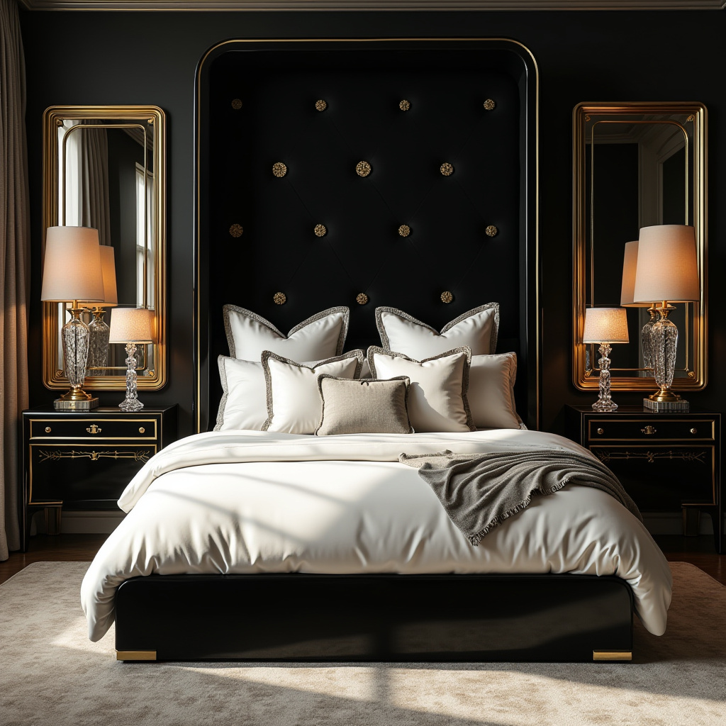 vintage modern bedroom design 23