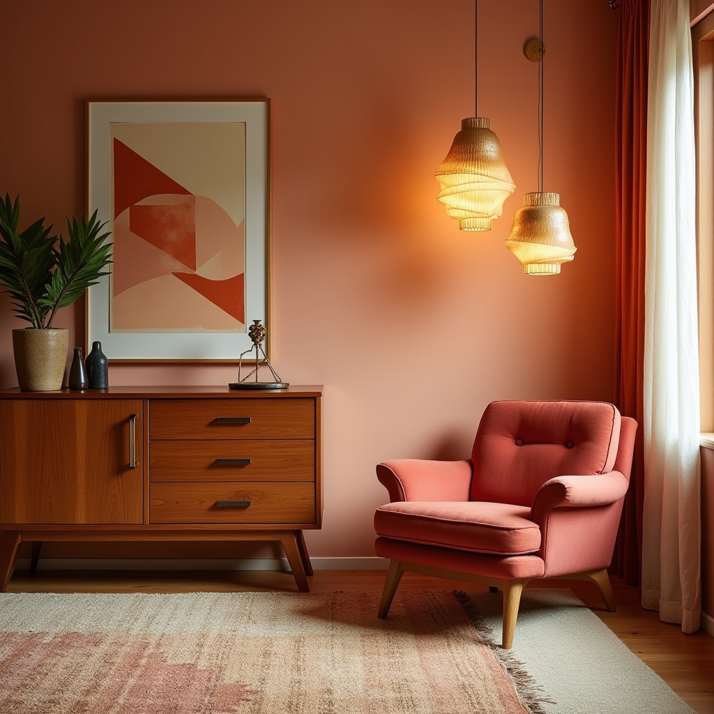 vintage modern bedroom design 3