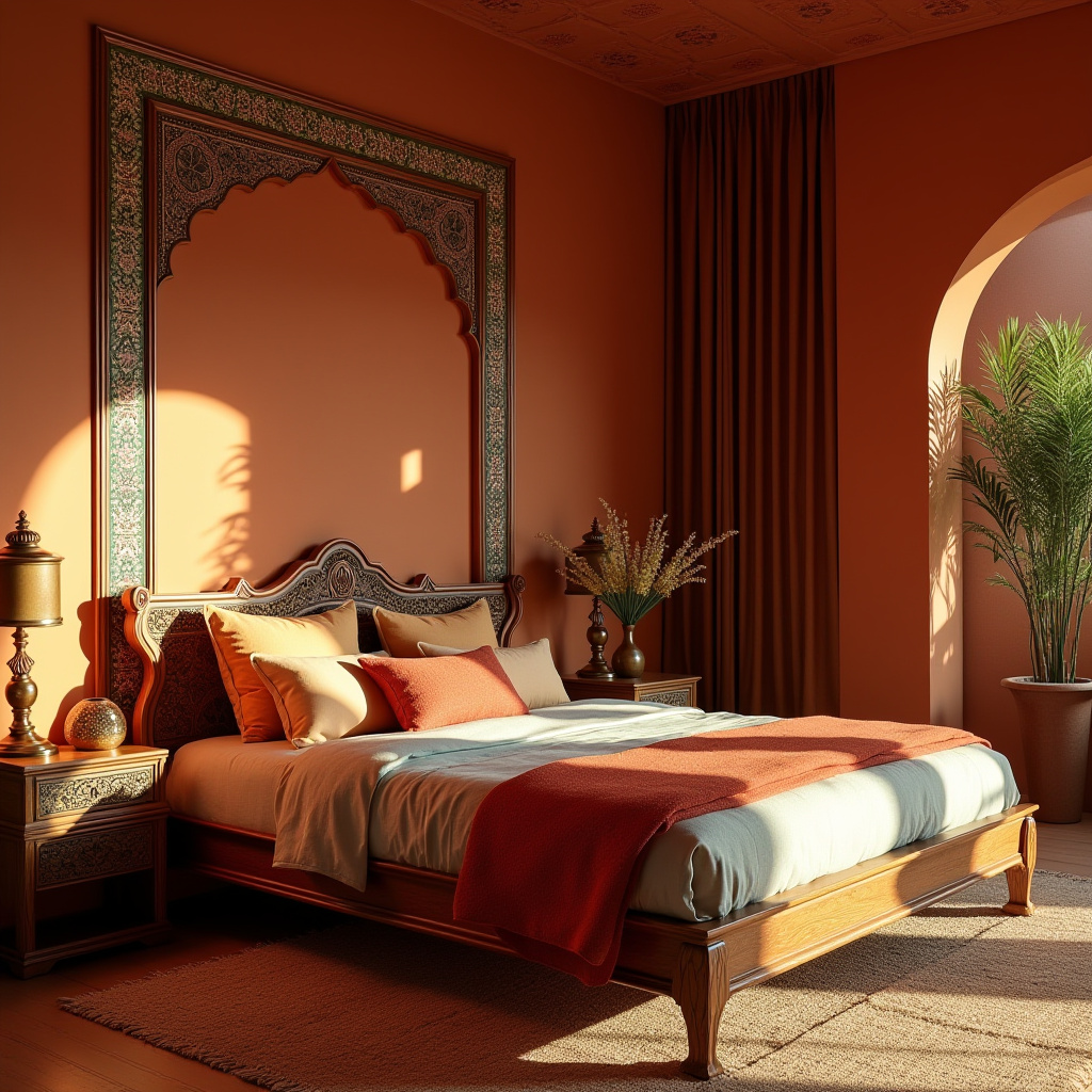vintage modern bedroom design 33