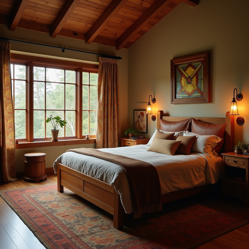 vintage modern bedroom design 35