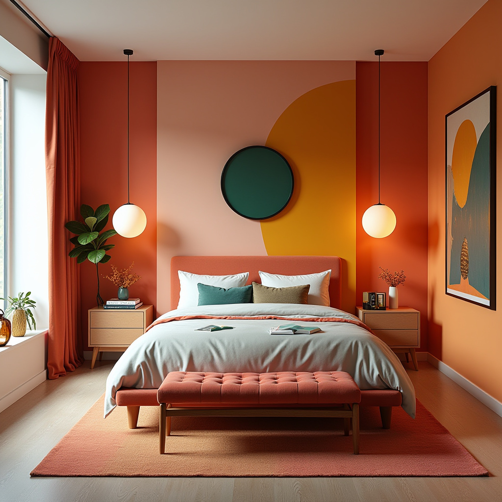 vintage modern bedroom design 37
