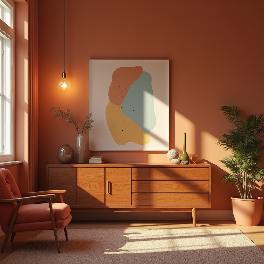 vintage modern bedroom design 4