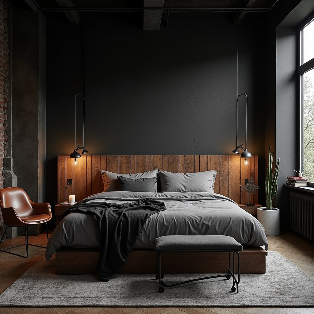 vintage modern bedroom design 7