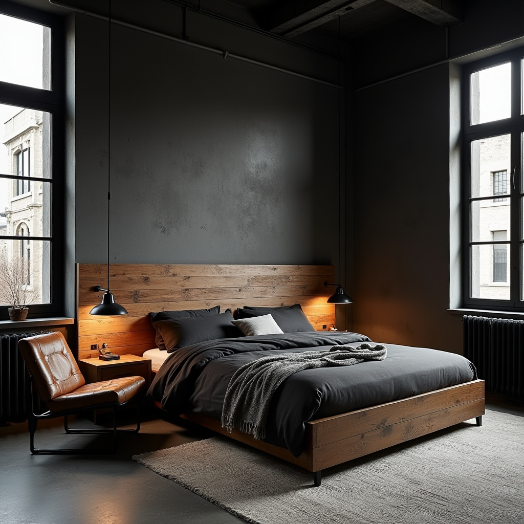 vintage modern bedroom design 8